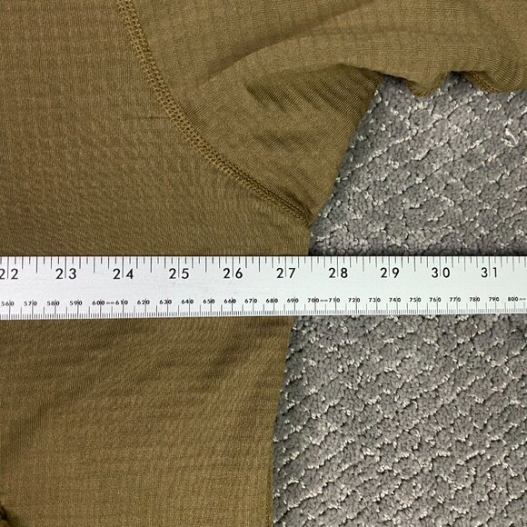 Peckham Polartec Fleece Pullover Mens XL Coyote Brown 1/4 Zip 1/2 Zip USMC - Picture 10 of 11
